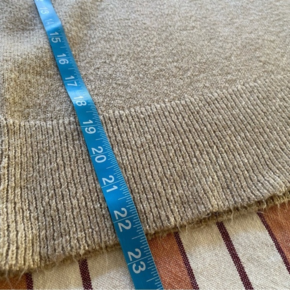 Anthropologie Tan Puff Sleeve Sweater - Picture 14 of 16